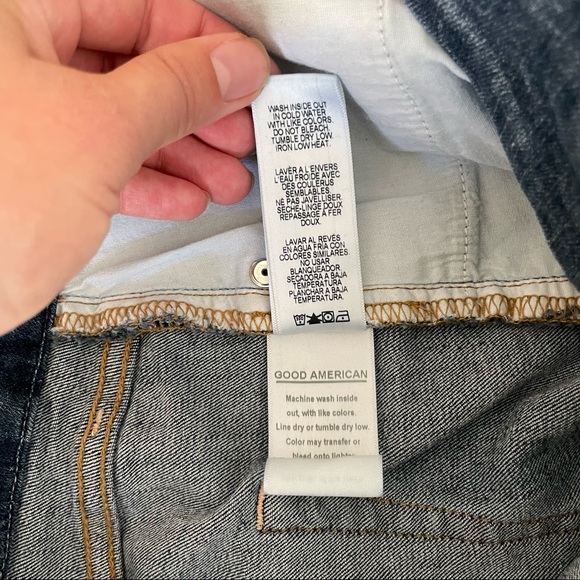 Good American Good Legs Jeans Blue 004 Size 18 High Rise Skinny Kardashian - Picture 14 of 15